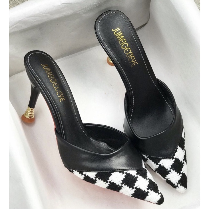 Heelsslop 9w sendal wanita import realpict