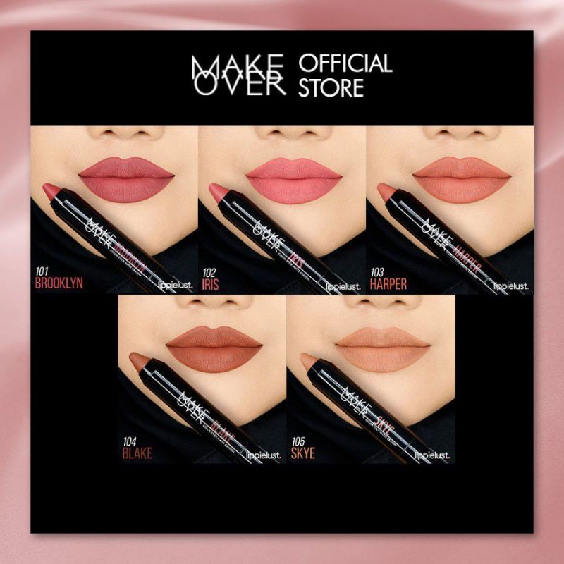 Make Over Color Stick Matte Crayon/Makeover Lipstik Crayon Matte/Makeover Crayon