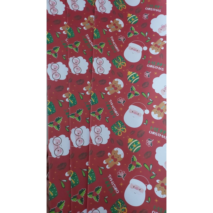 

kertas kado Natal bungkus kado Natal Christmas bungkus hadiah xmas