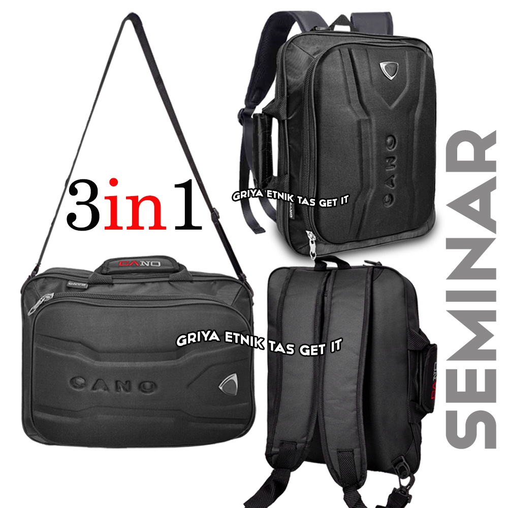 Tas Laptop Ransel 15 Inch 3 in 1 Tas Seminar Tas Punggung Pria