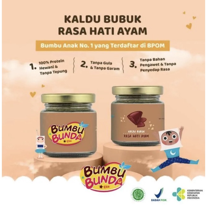 BUMBU BUNDA - Kaldu MPASI Bayi Homemade 50g | Kaldu Non MSG