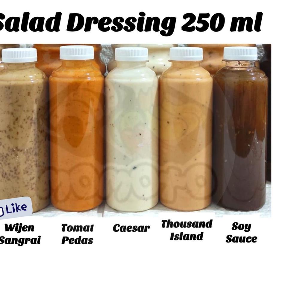 

ㅊ SALAD DRESSING 250 ml Caesar Thousand Island Roasted Sesame Soy Sauce Spicy Tomato ベ