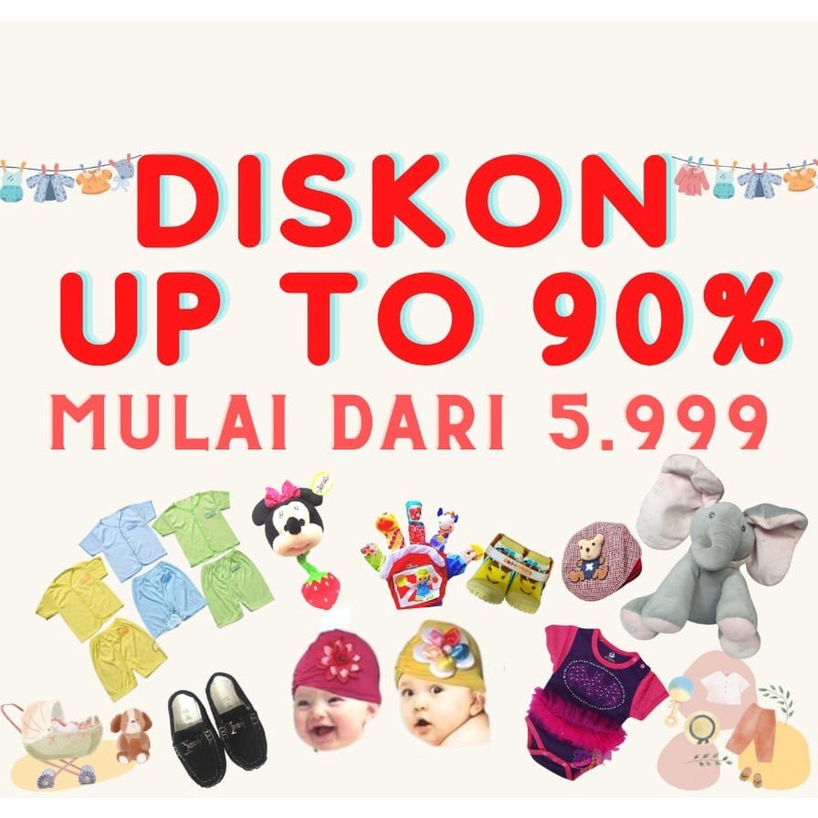 BARANG SALE SEPATU BAYI - BANTING HARGA -  DISKON UP TO 90%