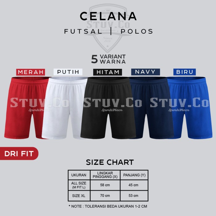 CELANA BOLA/ FUTSAL / RUNNING NIKE HITAM-MERAH-BIRU-NAVY-PUTIH POLOS / CELANA BOLA/ FUTSAL / RUNNING