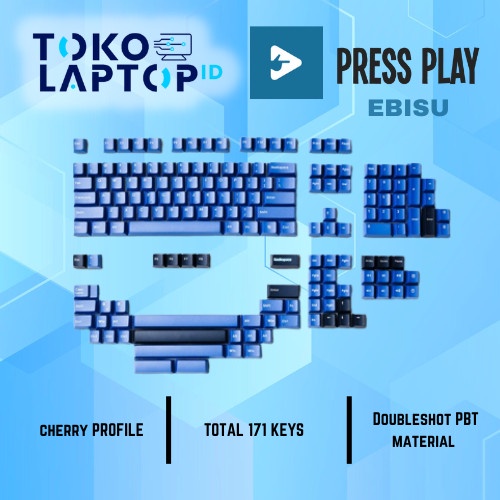 Press Play Ebisu PBT Doubleshot Keycaps Keycap Set