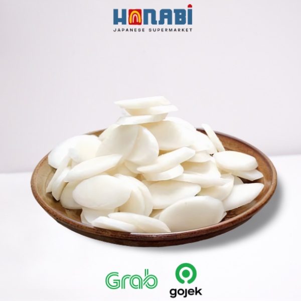 

Fresh Tteokguk 500g Halal - Kue Beras Korea Sliced Fresh