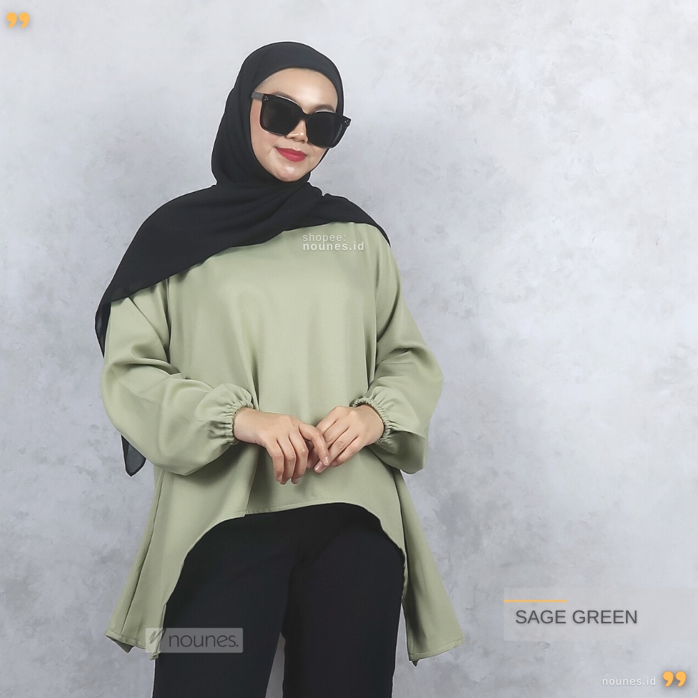 Nounes Kayla Plain Blouse LD 110