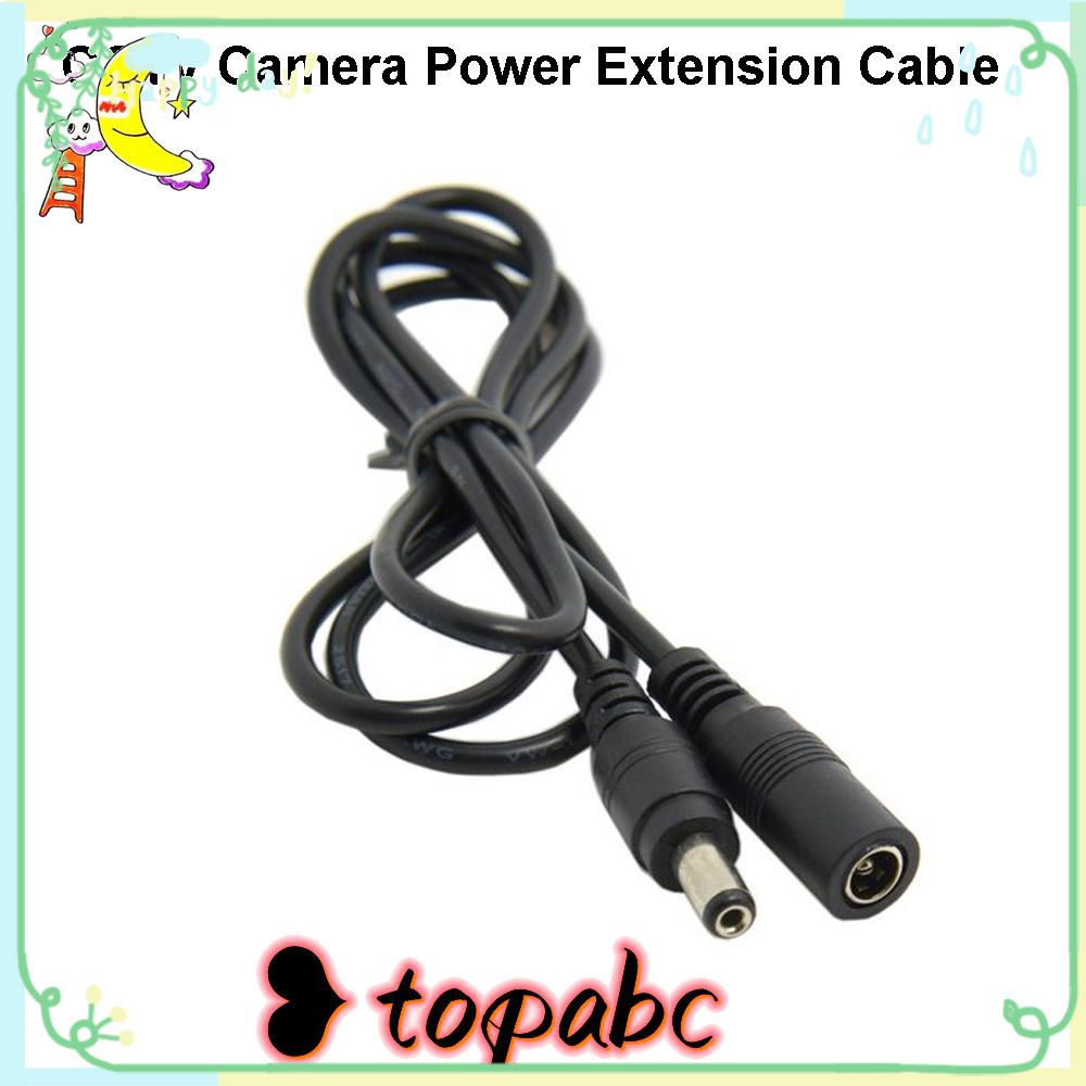 Top 3M 5M DC 12V Kabel Ekstensi Daya Hitam Bermanfaat Kualitas Tinggi Keamanan Rumah