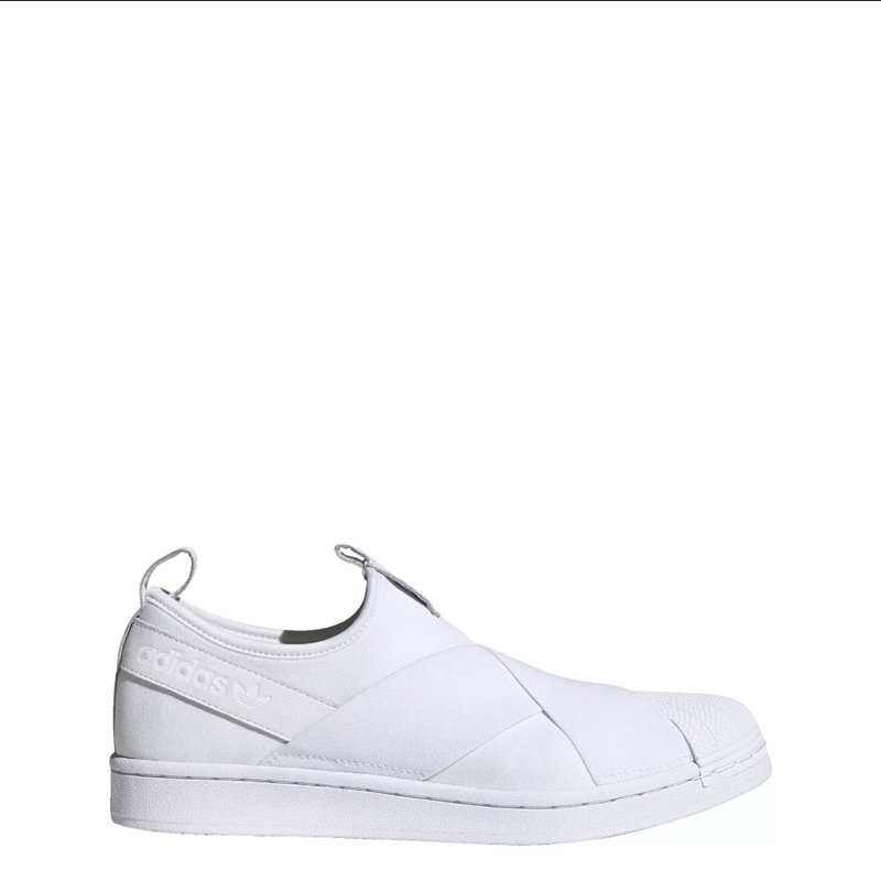 Adidas superstar slip on men white