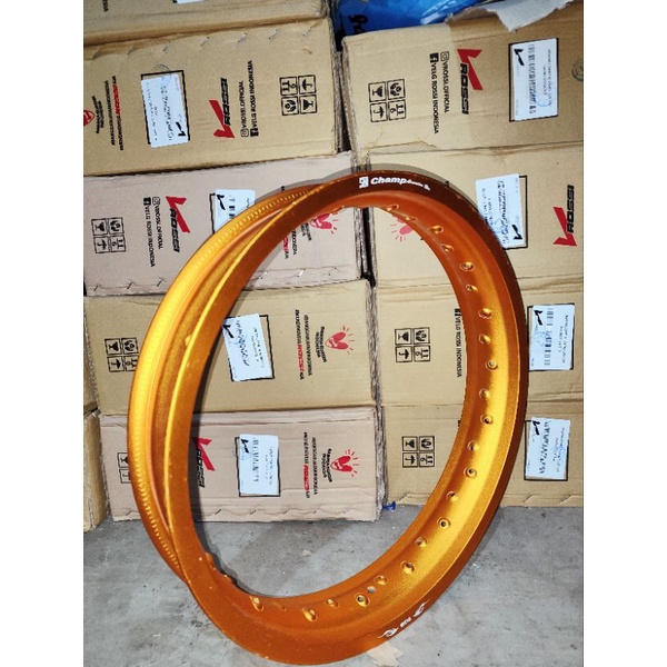 OBRAL VELG CHAMP 250 RING 17 GOLD KULIT JERUK