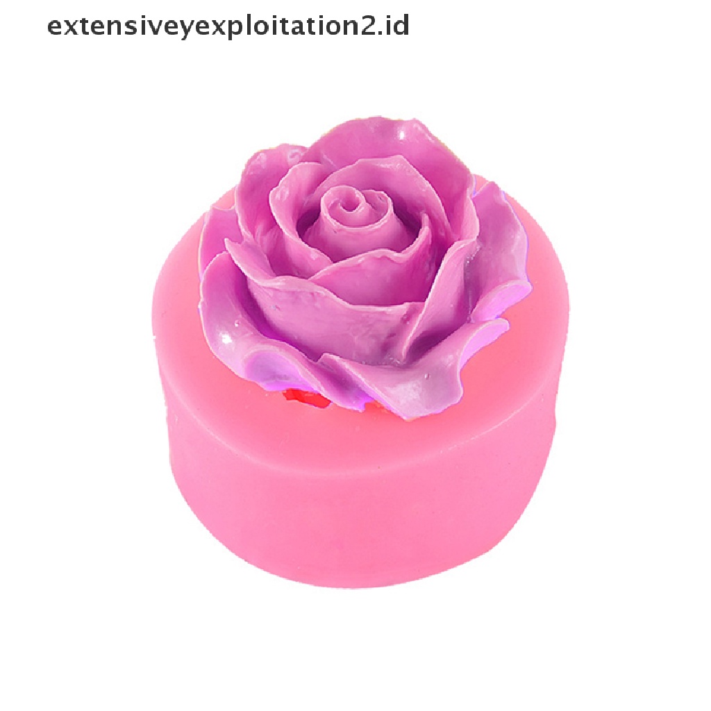 {NEW} 1pc Cetakan Silikon Lilac Rose Lily Fondant Cetakan Kue DIY Baking Mold Gadget Dapur.