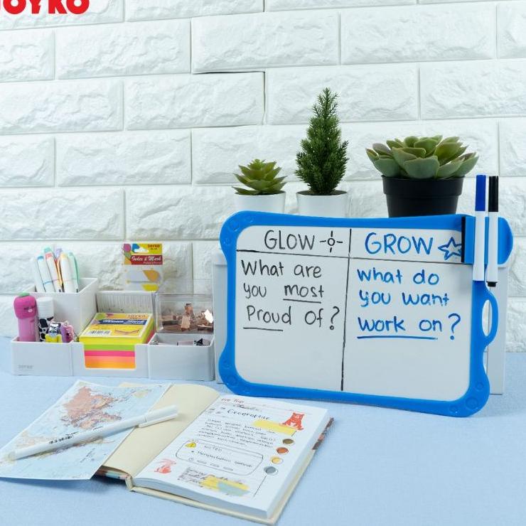 

[F-56 ✓] PAPAN TULIS SET WHITEBOARD SET JOYKO WBS-170CO / PAPAN TULIS KECIL-siap dikirim