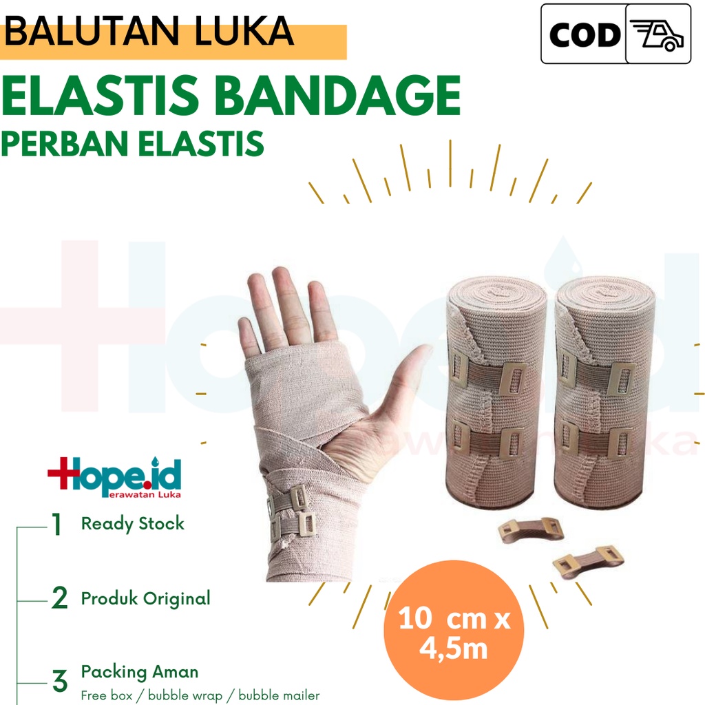 Crepe Bandage | Perban Elastis | Ukuran 10cm x 4,5m Winner