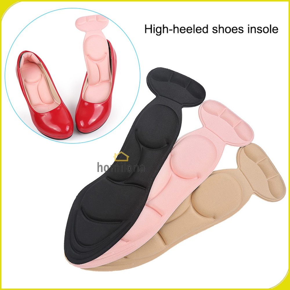 Swokii Insole Pad Alas Kaki Wanita High Heels Breathable Anti Slip 1 Pair 169D