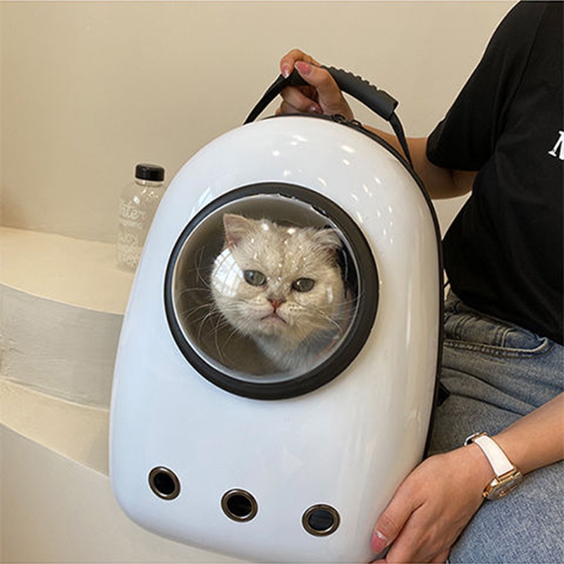 Tas Astronot Kucing Anjing | Tas Transparan | Pet Cargo | Tas Anjing Kucing Murah | Tas Ransel Hewan atau Travel Bag Nyaman dan Anti Air Cat Bag Pet Bag