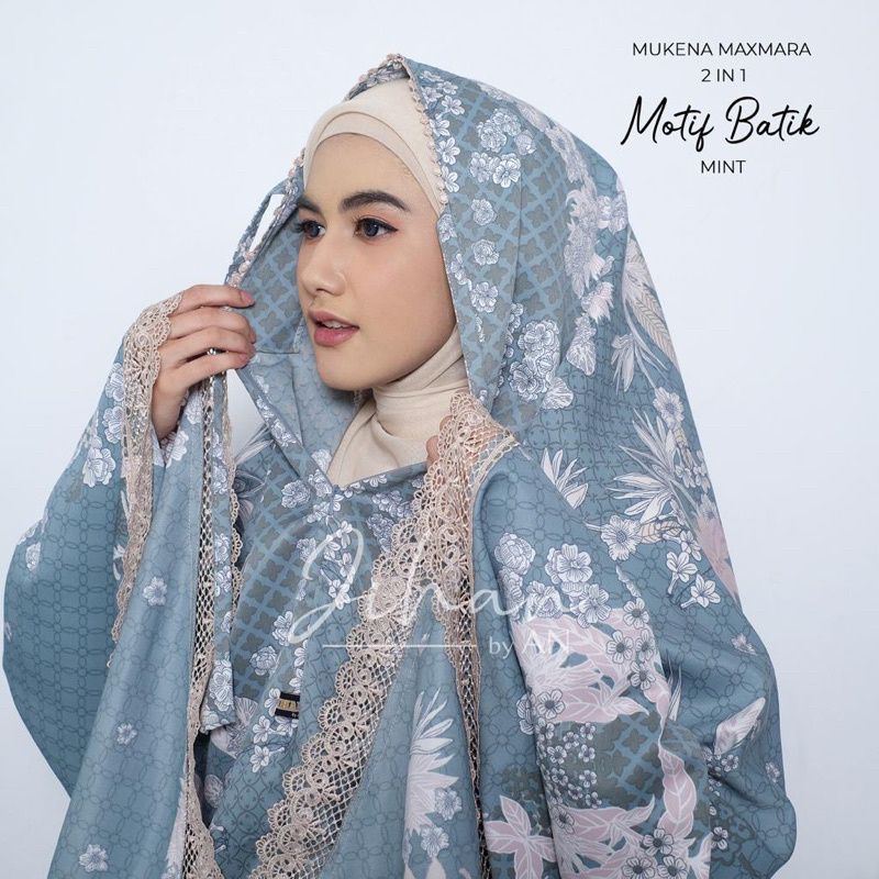 Jihan Mukena Maxmara Jumbo Dewasa 2 in 1 Renda Premium