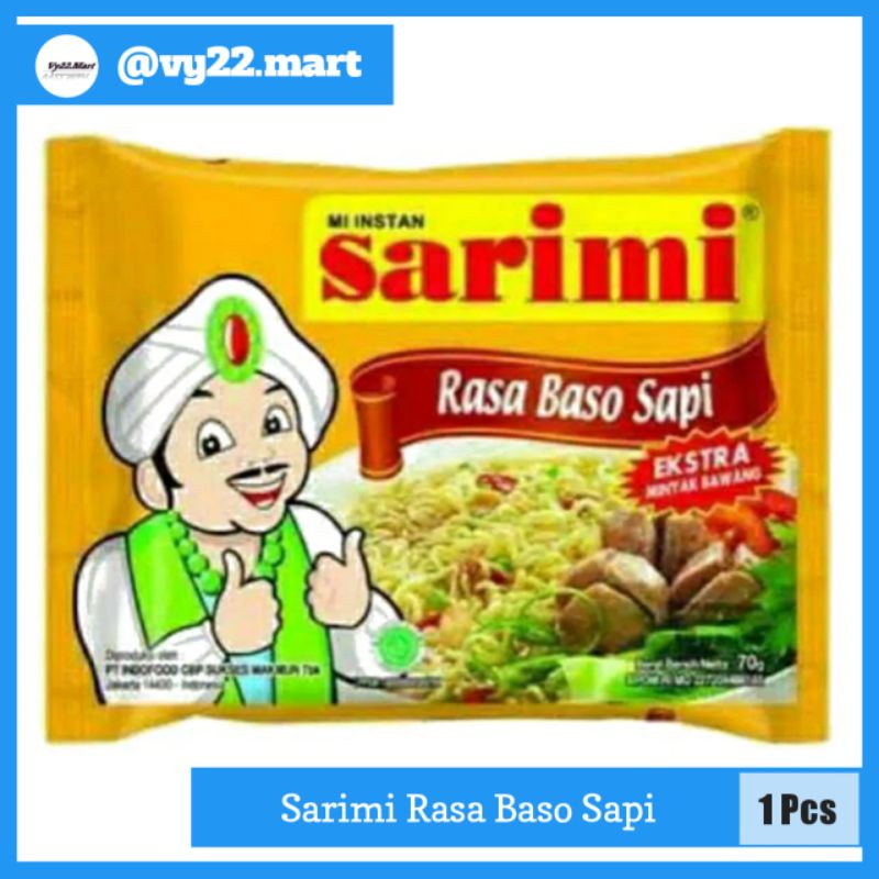 

Sarimi Rasa Bakso Sapi Enak kuahnya