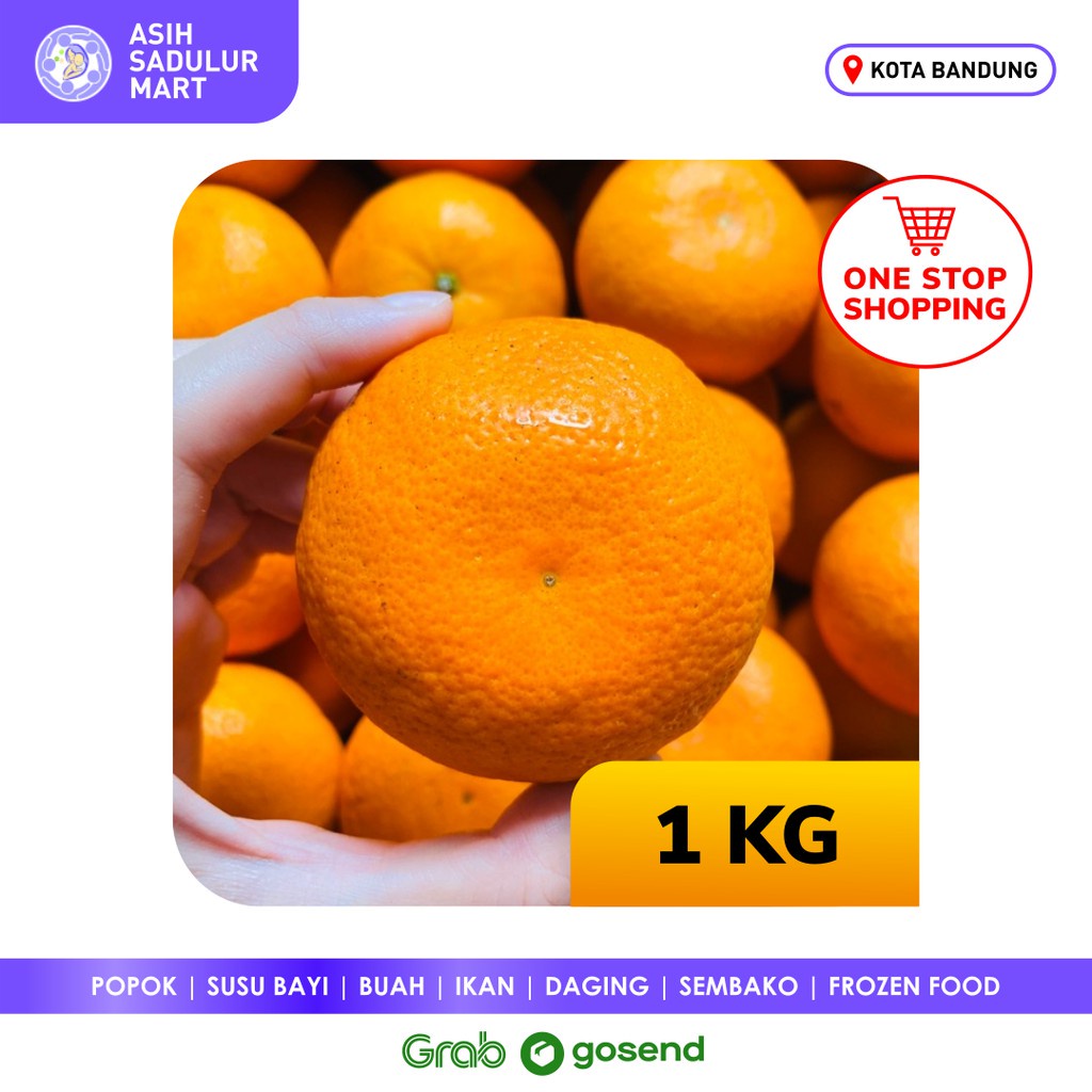 Buah Jeruk Murcot Murkot Aus 1kg Murah Promo Diskon Bandung Gosend | Asih Sadulur Mart