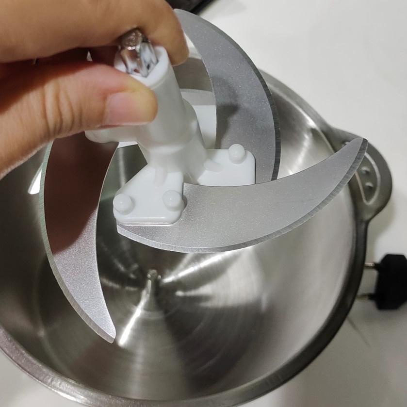 Kualitas Terjamin BLENDER DAGING STAINLESS 2L / FOOD CHOPPER STAINLEES / MEAT GRINDER STENLIS / CHOP