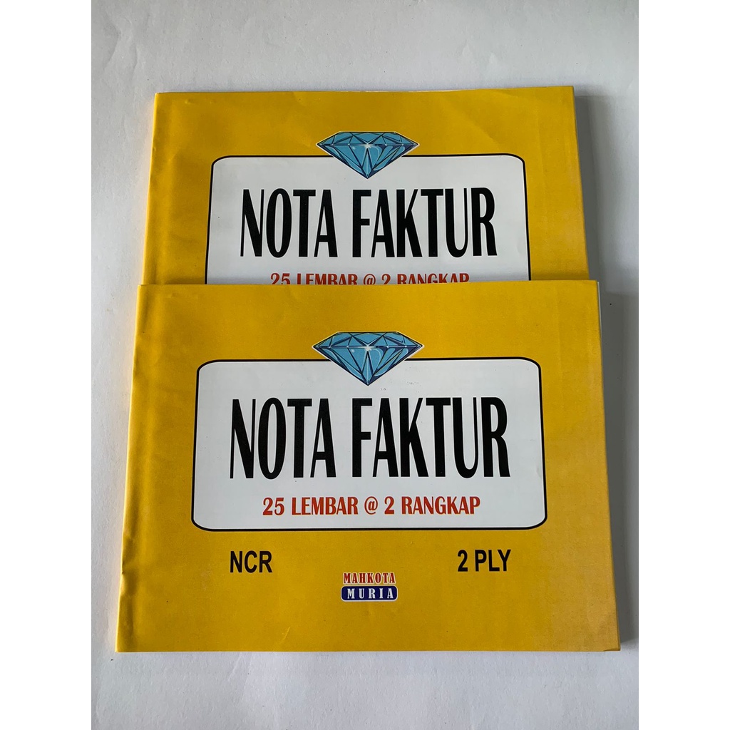 

Nota Faktur 2 Rangkap, Nota Bon Faktur Ukuran Besar