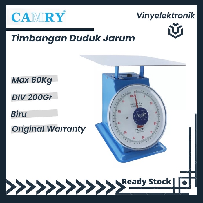 Timbangan Camry Timbangan Duduk 60Kg / Timbangan Jarum Camry 60 Kg Original