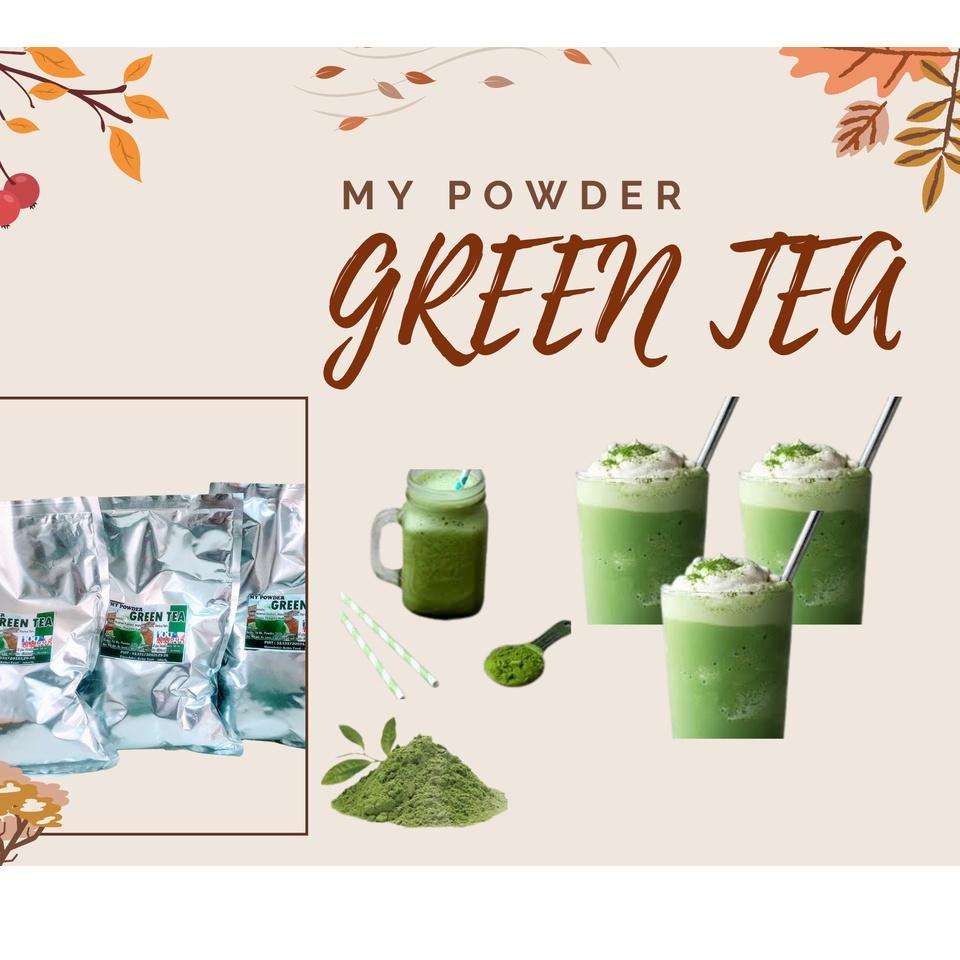 

HARGA GROSIR Powder Green Tea Regular 1kg - Powder minuman rasa Green Tea kemasan 1kg murah