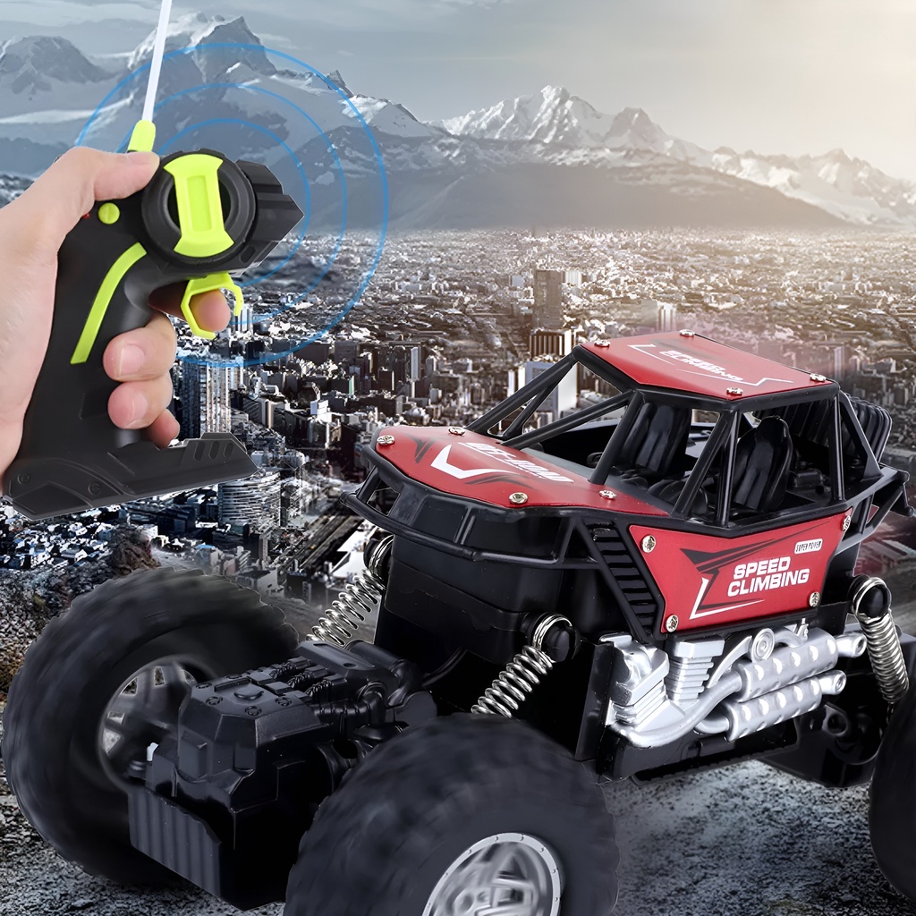 Mainan Mobil Remote Control Off Road | Mainan Anak Laki Laki Mobil Mobilan 3-4-5-6 Tahun | King Climbing 4WD