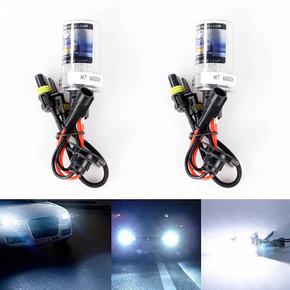 ( 100% BARANG ORI ) CROSSTIGER Lampu Mobil Xenon H7 6000K 55W 2PCS Ballast 12V - RSVR