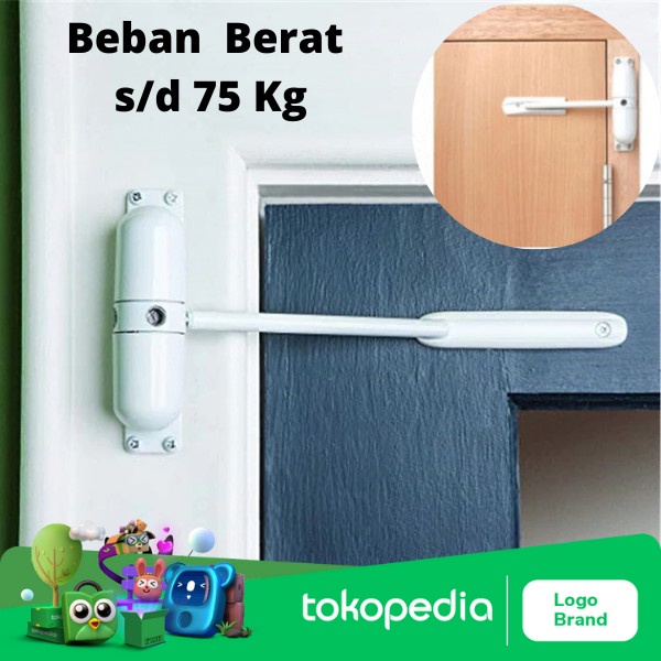 DOOR CLOSER /ENGSEL PENUTUP PINTU HIDROLIK/OTOMATIS/DOR CLOSER SILVER
