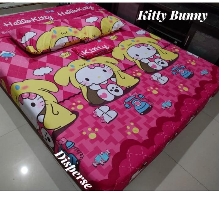 Sprei Homemade Motif Hello Kitty/Bahan Disperse/Terbest Seller HK