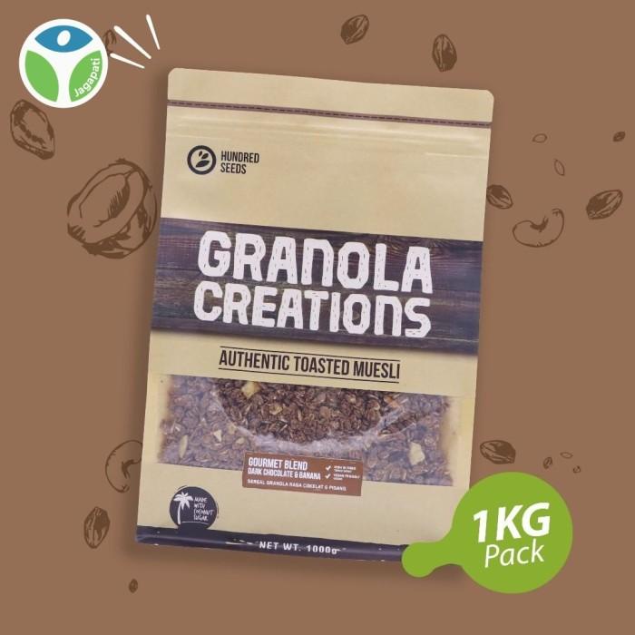 

Granola Creation-Dark Chocolate Banana Gourmet Mix 1 Kg 015