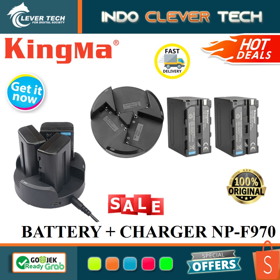 KINGMA BATTERY + CHARGER NP-F970