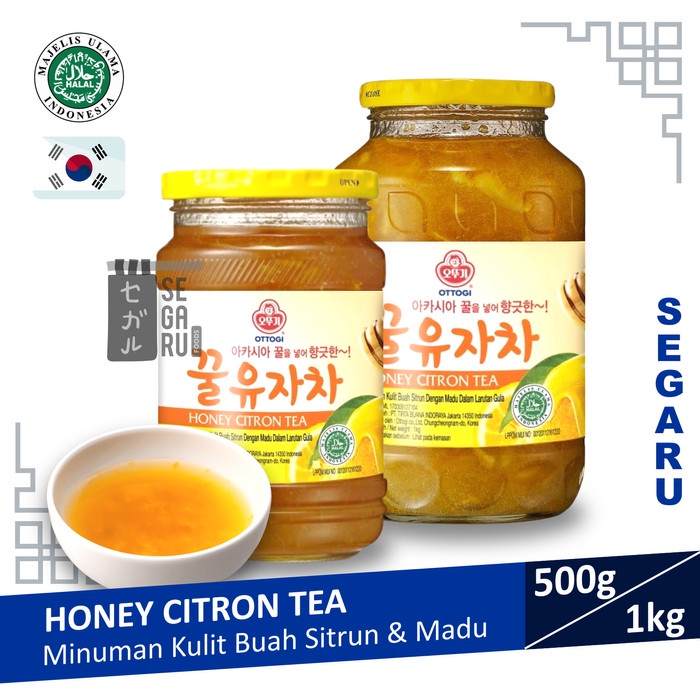

Ottogi Honey Citron Tea Yuzu Korea Yujacha Korea Halal MUI - 1Kg