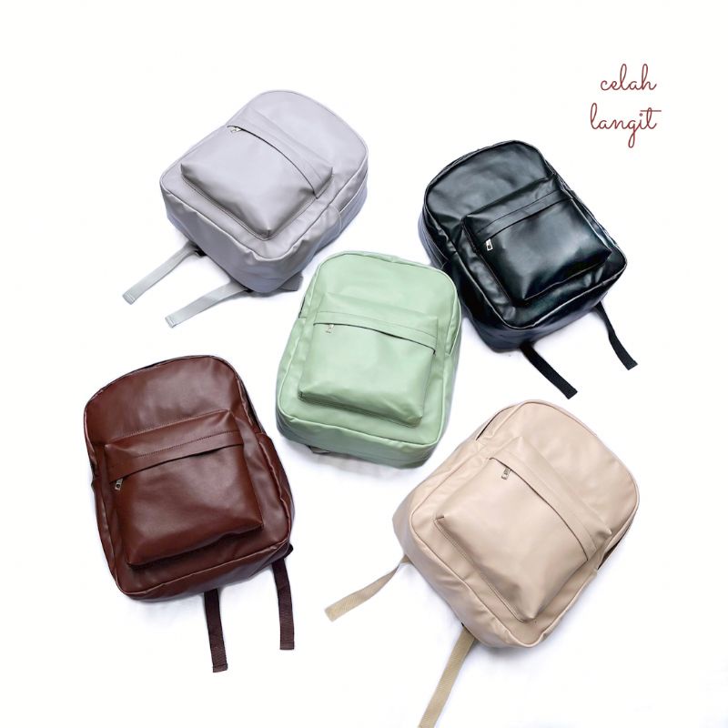 Celah Langit Felicia Backpack l Tas Ransel Leather
