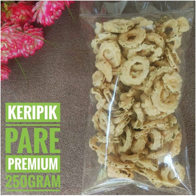 

KERIPIK SAYUR PARE CRISPY 200gr SEHAT kripik pare cemilan murah