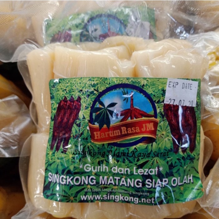 

Singkong matang siap olah original 800gr