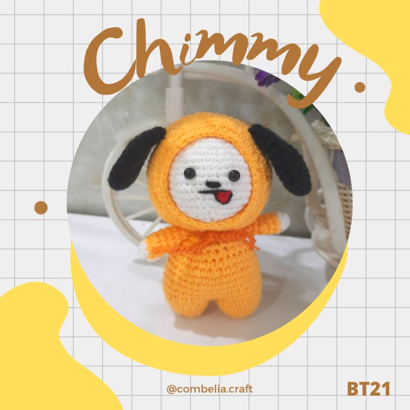Boneka BT21 BTS/Amigurumi BT21/Boneka Rajut BT21 BTS