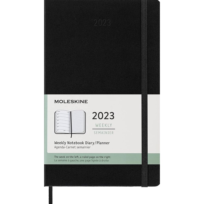 

MOLESKINE 2023 - HARD COVER WEEKLY LARGE - AGENDA JOURNAL PLANNER BOOK