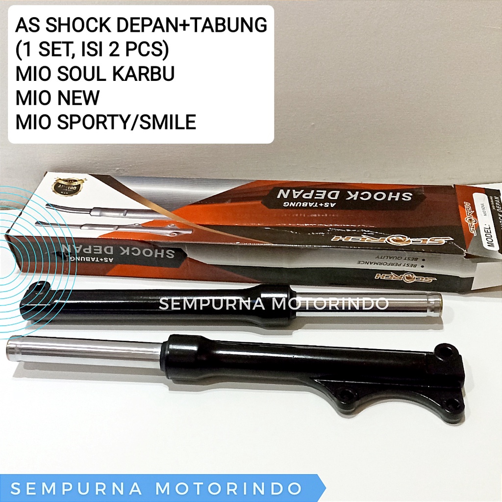 AS+TABUNG SHOCK DEPAN MIO SOUL KARBU - SCORCH