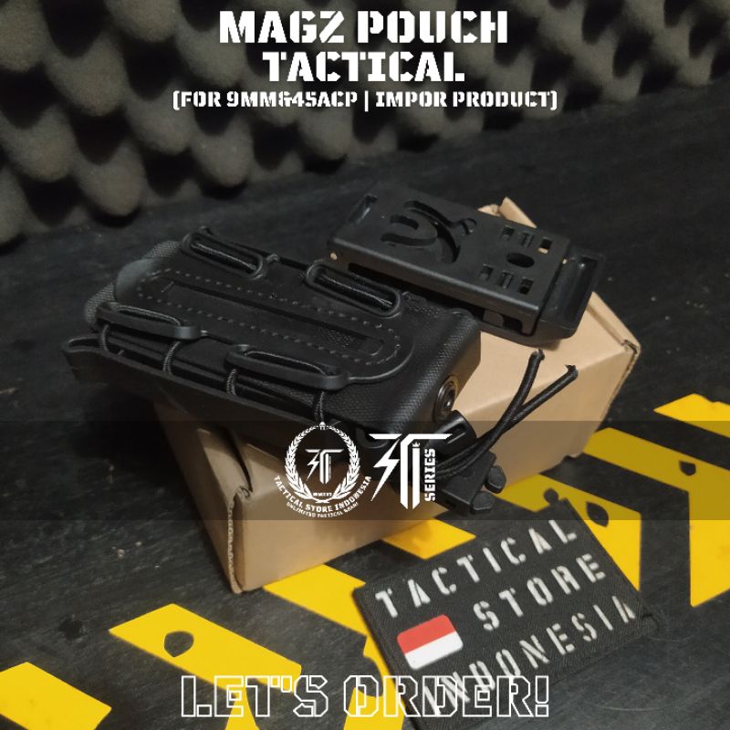 Holster Magazine Scorpio Magz Pistol Hitam