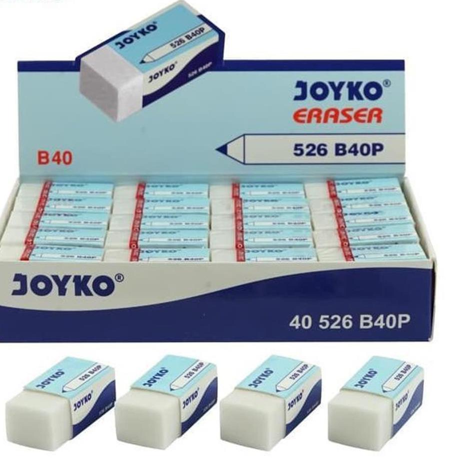

➠❉✳ [PAM]Penghapus / Stip Joyko Putih Kecil (40PCS) Ready Stok