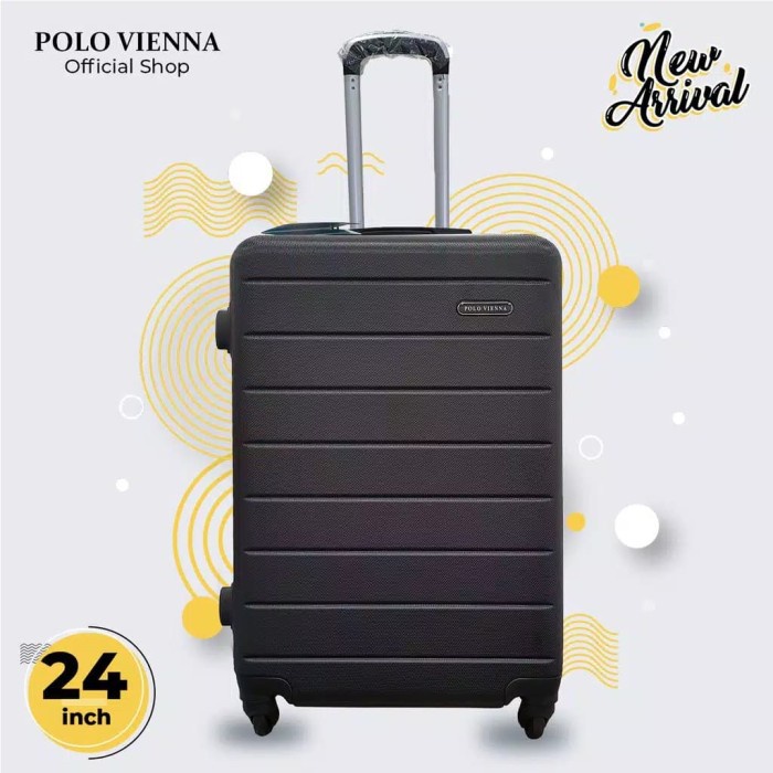 Kopp Koper Polo Vienna 24 Inch Luggage Bagasi Hitam