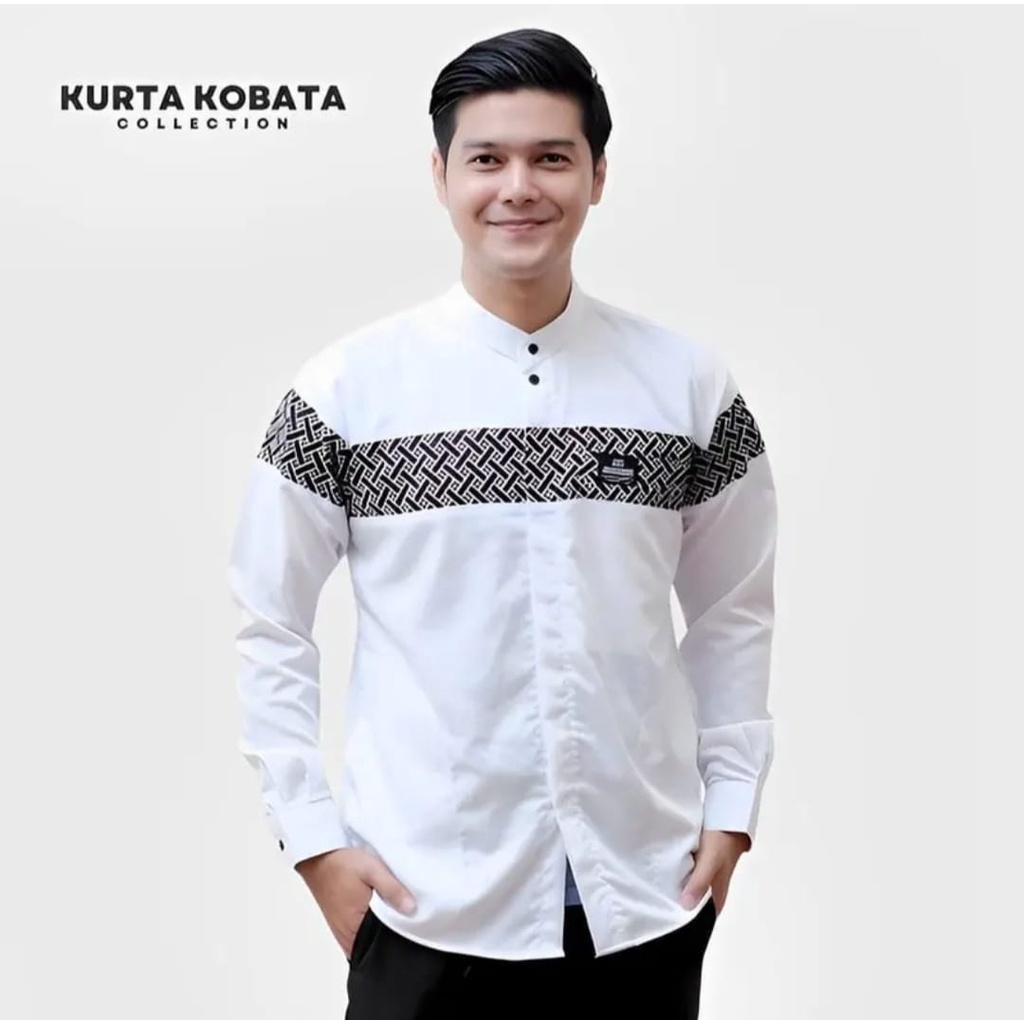 Baju Koko Hadroh Lengan Panjang Material Catton Adem Serap Keringat