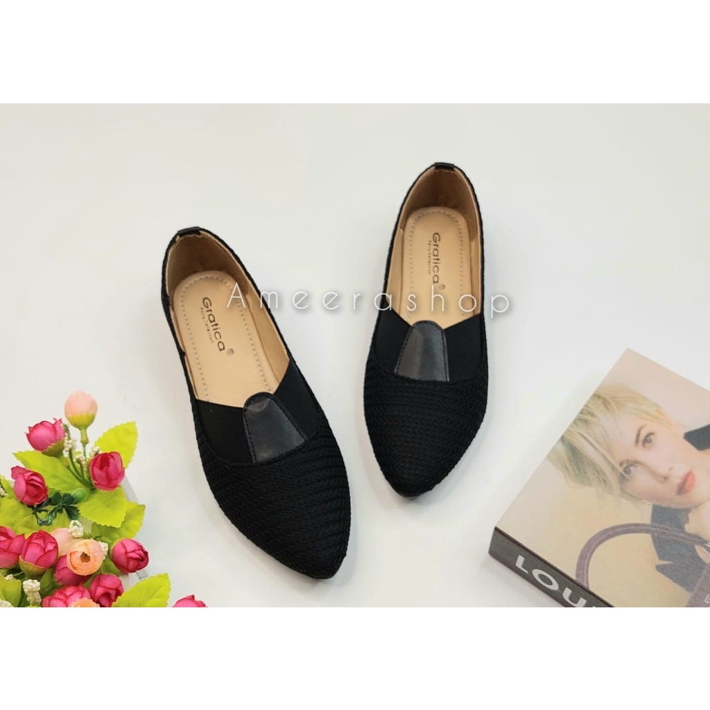 sepatu flatshoes gratica kepang aw81