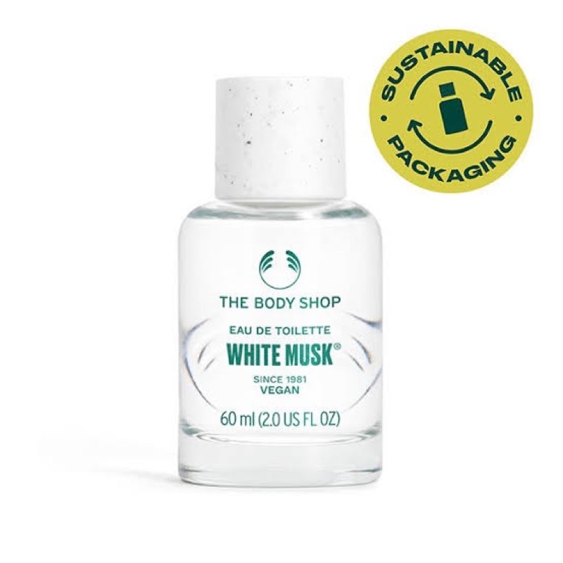 The Body Shop “WHITE MUSK” Parfum EDT 60ml (Kemasan VEGAN)