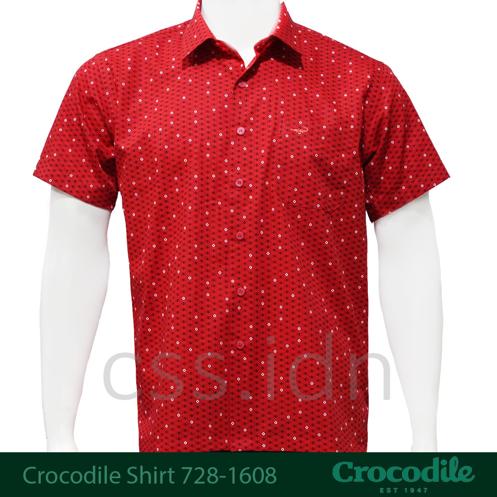 Kemeja Pria Lengan Pendek Crocodile 728-1608