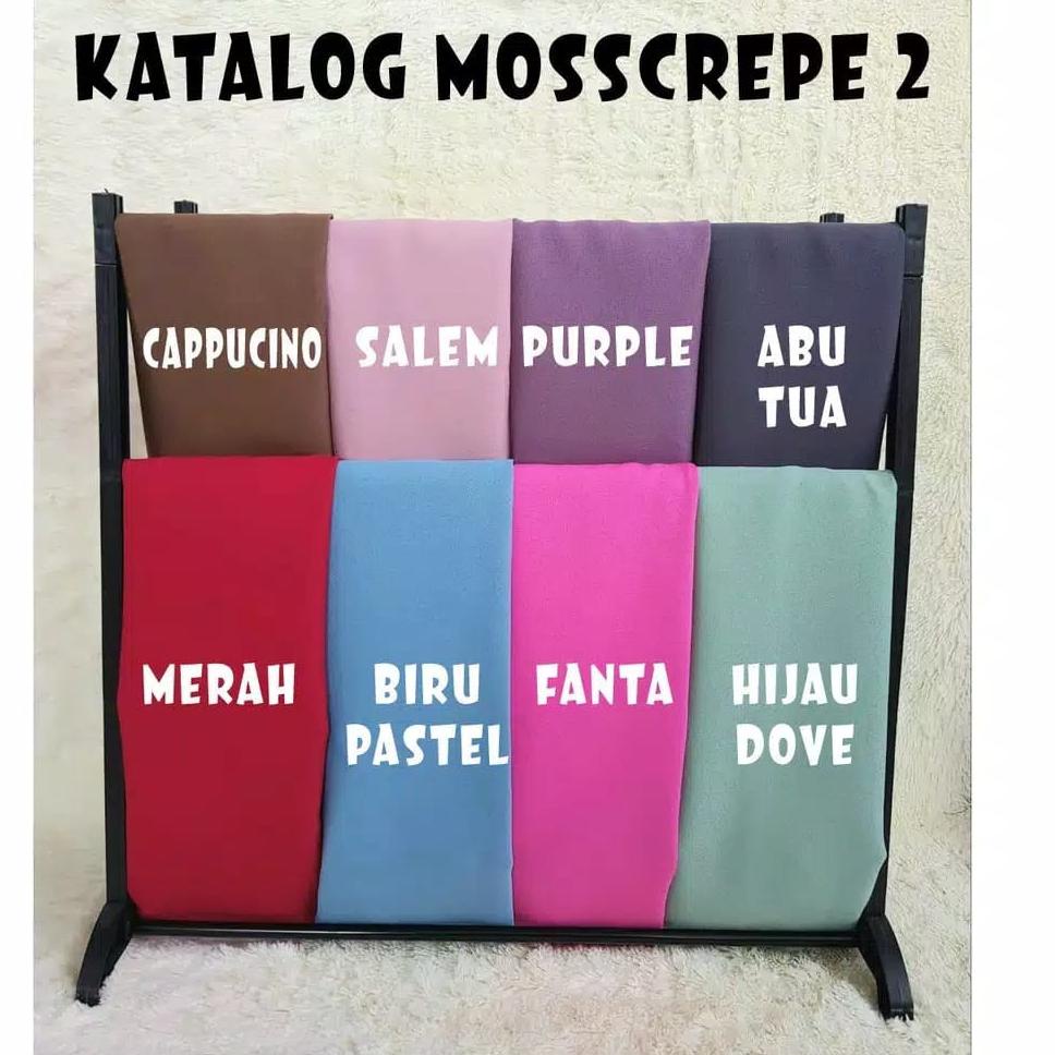 FLASH SALE JILBAB HIJAB BERGO TALI MARYAM MOUSCREP (LEBIH TEBAL DARI DIAMOND) ❂ 875