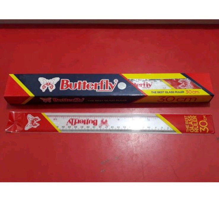 

Penggaris BUTTERFLY Ruler 30cm