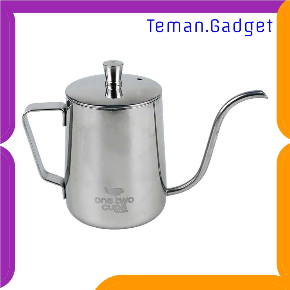 TG - DPR One Two Cups Teko Pitcher Kopi Teapot Drip Kettle Cup Stainless Steel - AA0052