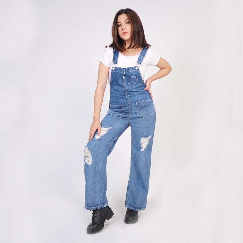 VIERLIN - Jumpsuit jeans 403